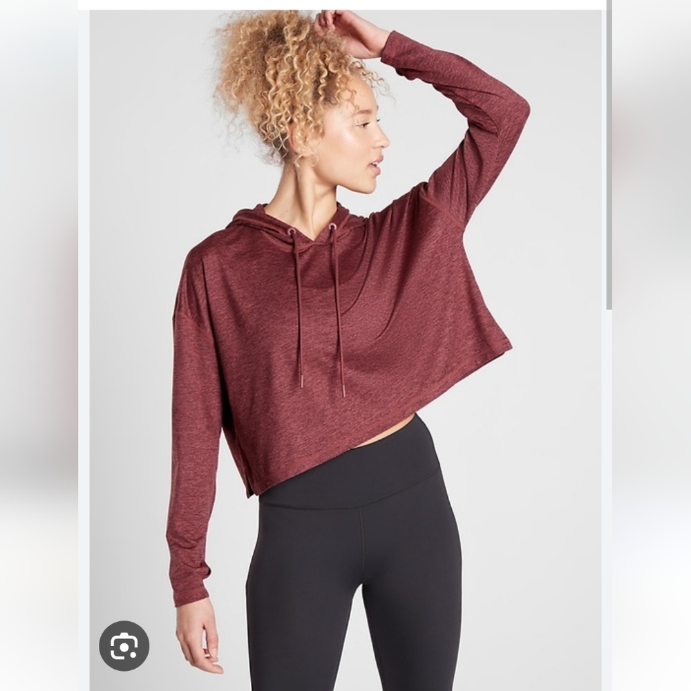 Athleta cropped hoodie